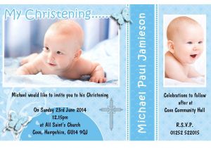 Invitation Card for Baptism Of Baby Boy Invitation Card Christening Invitation Card Christening
