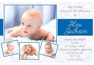 Invitation Card for Baptism Of Baby Boy Template Baptism Invitation Baptism Invitations for Boys New