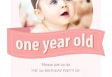 Invitation Card format for Birthday 1st Birthday Invitation Templates Free Greetings island
