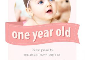 Invitation Card format for Birthday 1st Birthday Invitation Templates Free Greetings island
