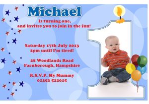 Invitation Card format for Birthday First Birthday Party Invitation Ideas Free Printable