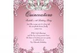 Invitation Cards for Quinceanera Quinceanera Pink 15th Birthday Party Card Zazzle Com