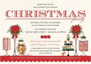 Invitation for A Christmas Party Wording Christmas Party Invitation Wording From Purpletrail