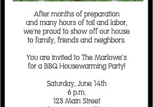 Invitation for A Housewarming Party Housewarming Party Invitation Wording