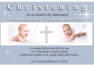 Invitation for Baptism Sample Christening Invitation Sample