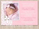Invitation for Baptism Template Baby Girl Baptism Invitations
