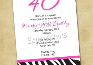 Invitation for Birthday Party Quotes Invitations for 40th Birthday Quotes Quotesgram