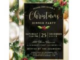 Invitation for Christmas Dinner Party Stylish Black White Dinner Party Invitations