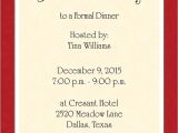 Invitation for Dinner Party at Office Dinner Party Invitations Templates