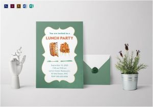 Invitation for Lunch Party Samples 27 Lunch Invitation Designs Examples Psd Ai Vector Eps