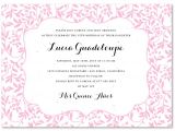 Invitation for Quinceaneras Samples Download and Print Invitation Template for Quinceanera