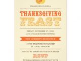 Invitation for Thanksgiving Party to Teachers Modern Feast Thanksgiving Dinner Invitation