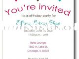 Invitation format for Party Birthday Invites Awesome Party Invitations Wording