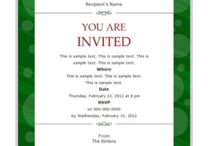 Invitation format for Party Business Invitation Template Example Mughals