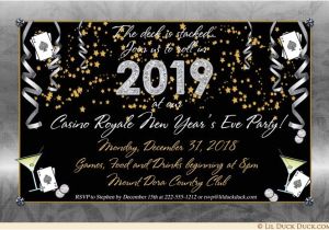 Invitation Ideas for New Years Eve Party Golden New Years Eve Party Invitations Count Down Clock 2019