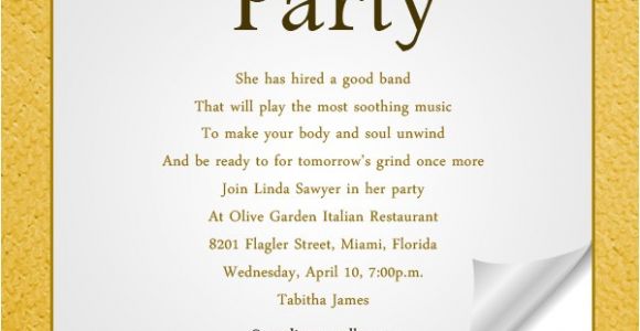 Invitation Language Party Adult Party Invitation Wording Wordings and Messages
