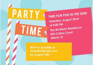 Invitation Language Party Summer Party Invitations Summer Party Invitations