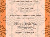 Invitation Letter for Thanksgiving Party Thanksgiving Invitations