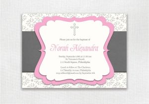 Invitation Message for Birthday and Baptism Birthday Invitations 1st Birthday Baptism Invitations