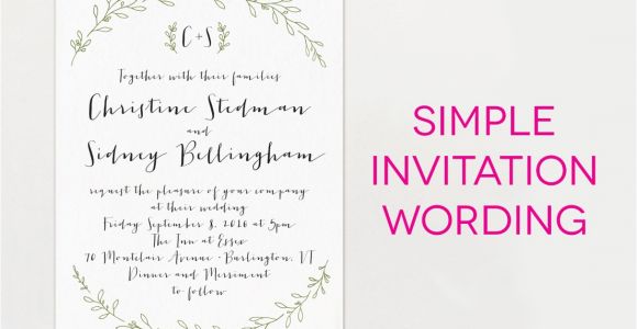 Invitation Sayings for Weddings 15 Wedding Invitation Wording Samples From Traditional to Fun