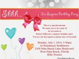 Invitation to A Birthday Party Message Surprise Birthday Party Invitation Wording Wordings and
