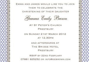 Invitation to Baptism Wording Cococards Christening Invitation Wording Just some Ideas