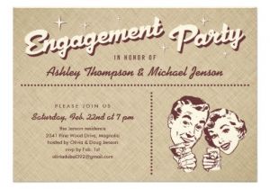 Invitation to Engagement Party Wording Fun Engagement Party Invitation Wording