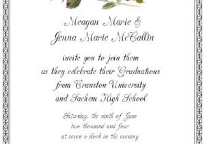 Invitation to Graduation Party Wording Wording for Graduation Invitations Template Best