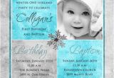 Invitation Wording for 1st Birthday and Baptism 1st Birthday and Christening Baptism Invitation Sample