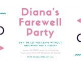 Invitation Wordings for Farewell Party Party Invitation Templates Farewell Party Invitation Party