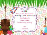 Invitations for 15 Birthday Party Hawaiian Birthday Invitations Hawaiian Birthday
