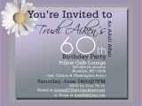 Invitations for 60 Birthday Party 60th Birthday Party Invitations