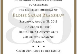 Invitations for 80th Birthday Surprise Party 10 Sample 80th Birthday Party Invitations