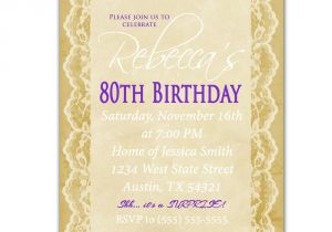 Invitations for 80th Birthday Surprise Party 80th Birthday Invitation Surprise Party Invite by