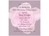 Invitations for 80th Birthday Surprise Party 80th Surprise Birthday Party Invitation Rose
