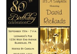 Invitations for 80th Birthday Surprise Party Surprise 80th Birthday Party Invitations