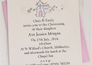 Invitations for A Baptism Personalised Christening Invitation Pack by Eggbert