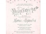 Invitations for A Quinceanera Blush Pink Silver Quinceanera Invitations Diy
