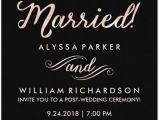 Invitations for A Wedding Reception Only 21 Beautiful at Home Wedding Reception Invitations