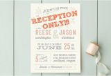 Invitations for A Wedding Reception Only Reception Only Wedding Invitations that Won 39 T Make Your
