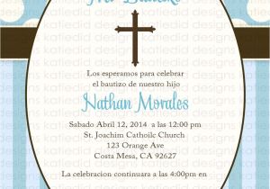 Invitations for Baptism In Spanish Baptism Invitation Baptism Invitations In Spanish New