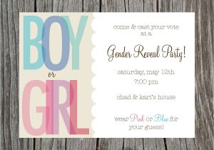 Invitations for Gender Reveal Party Gender Reveal Party Invitation Printable by Printyourheartout