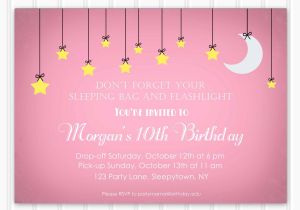 Invitations for Sleepover Party Templates Slumber Party Invitations Party Invitations Templates