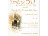 Invitations for Surprise Anniversary Party Surprise 50th Anniversary Party Invitations Zazzle