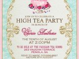 Invitations to A High Tea Party High Tea Invitation Template Invitation Templates J9tztmxz