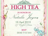 Invitations to A High Tea Party Victorian High Tea Party Invitations Surprise Party