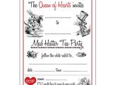 Invitations to A Mad Hatter Tea Party 12 Cool Mad Hatter Tea Party Invitations