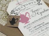 Invitations to A Tea Party Bridal Shower Tea Party Invitations Vintage Bridal
