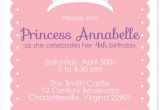 Invite A Princess to Your Party 25 Best Ideas About Princess Party Invitations On