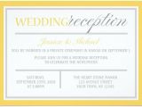 Invite for Wedding Reception Wording 21 Beautiful at Home Wedding Reception Invitations